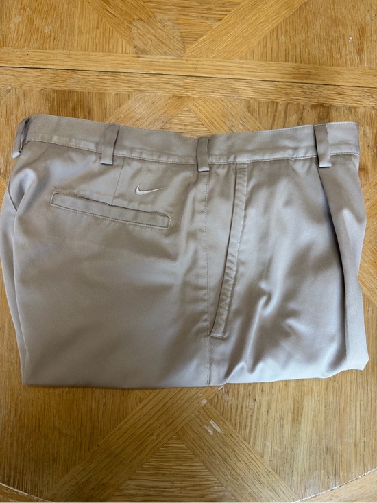 Nike Other - Nike Beige/Tan Performance Golf Shorts with Subtle Stripe Detail